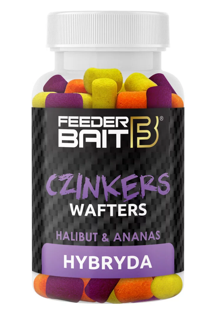 Feeder Bait Czinkers Wafters HYBRYDA Ananas&Halibut